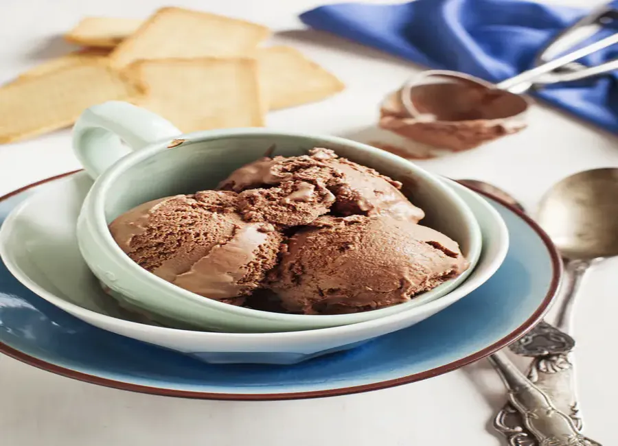 Crème glacée au chocolat