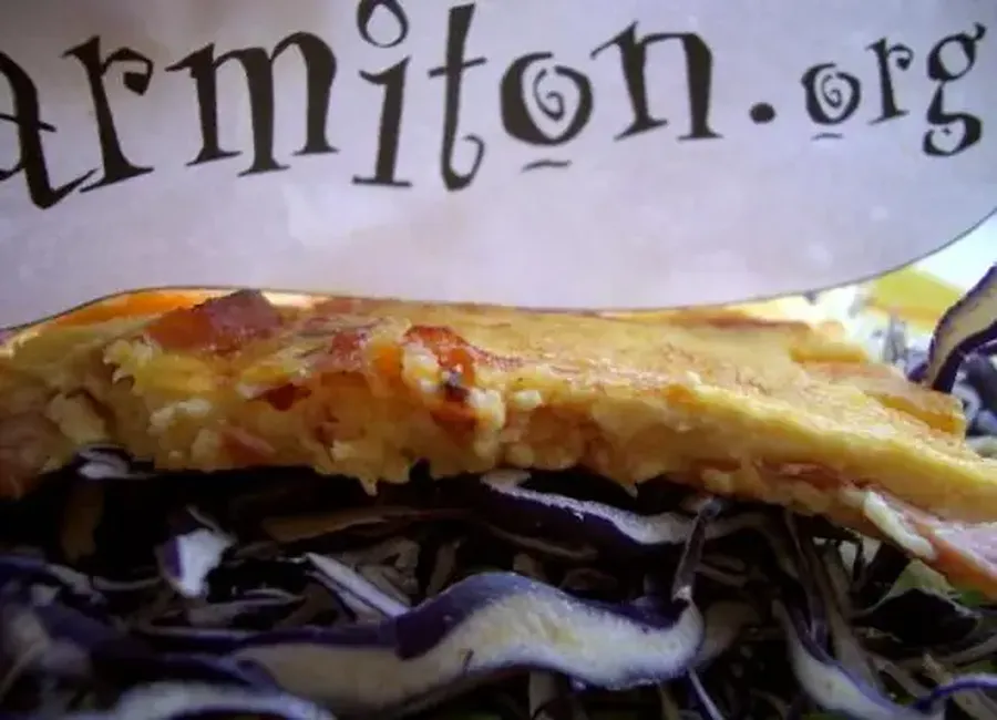 Quiche melon et jambon de parme (sans pâte)