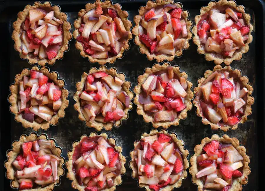 Tartelettes aux fruits de saison sans cuisson