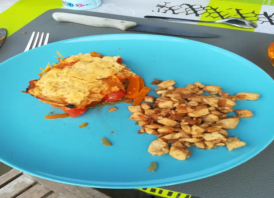 Crumble tomates carottes