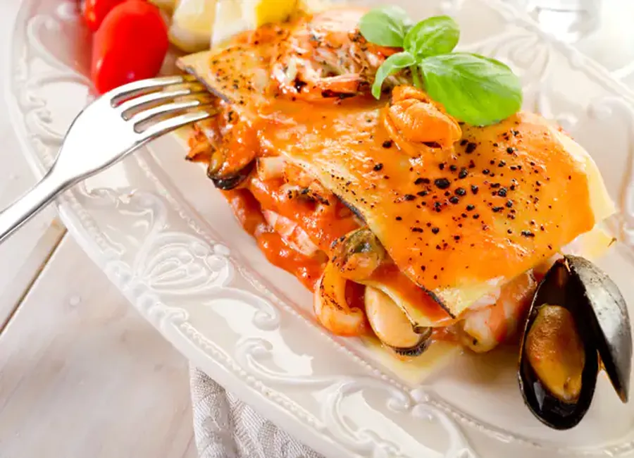 Lasagnes aux fruits de mer