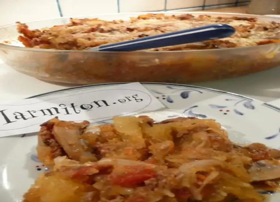 Courge spaghetti façon bolognaise