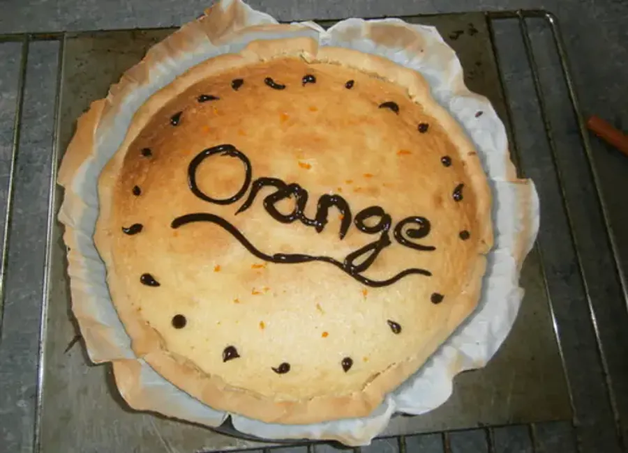 Tarte à l'orange rapide