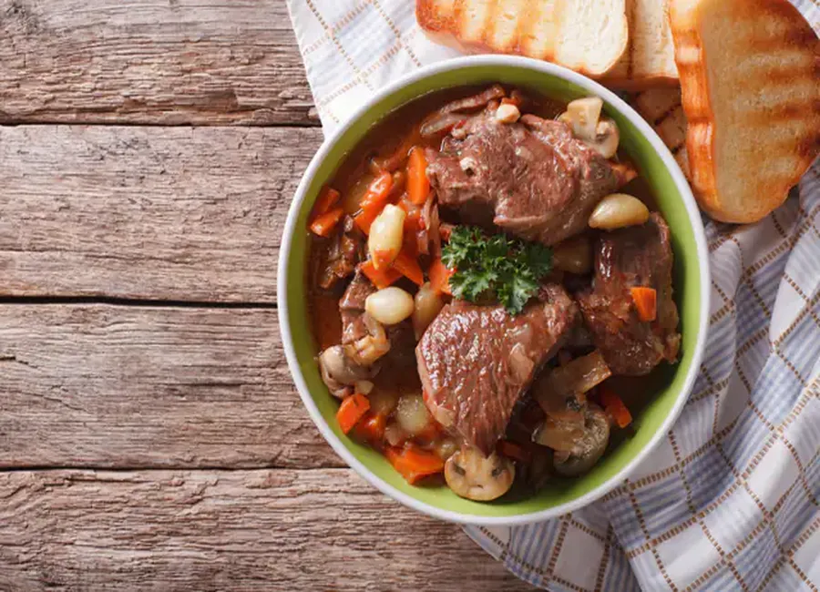 Boeuf bourguignon d'automne