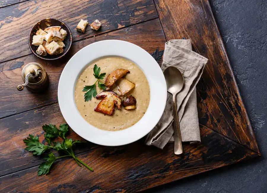 Zuppa di porcini (velouté de cèpes)