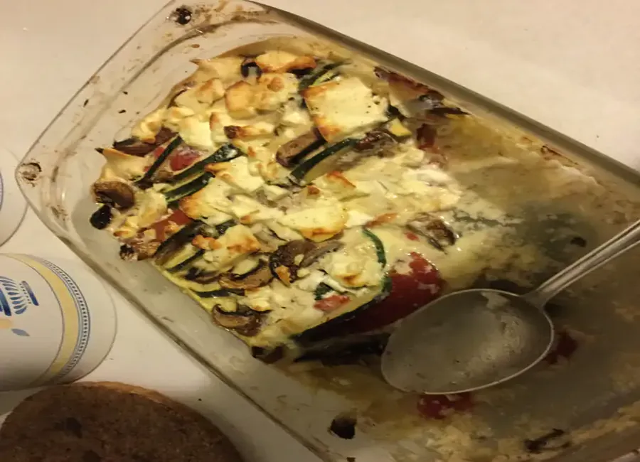 Gratin de légumes à la feta