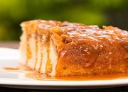 Gâteau breton aux pommes caramélisées maison