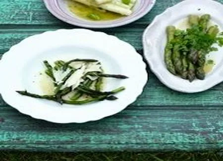 Asperges grillées et parmesan