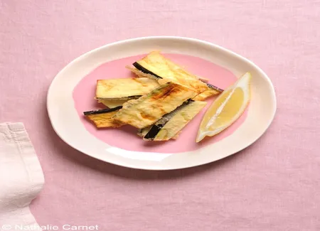 Aubergine en tempuras