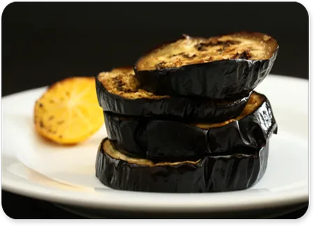 Aubergines à la menthe