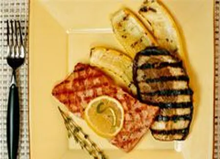 Aubergines au barbecue