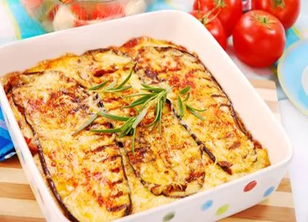 Aubergines farcies à la mozzarella
