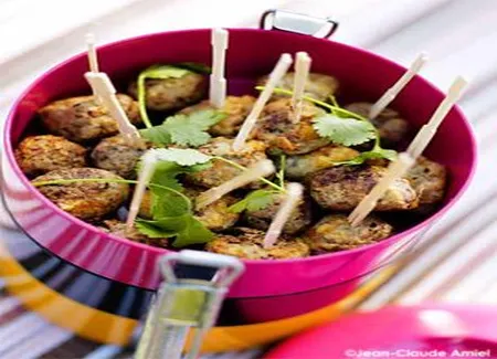 Boulettes à la coriandre