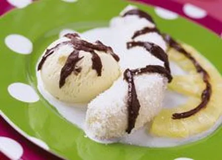 Banana-split à la créole