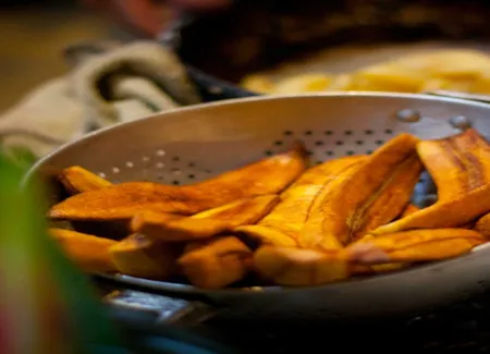 Bananes plantain frites