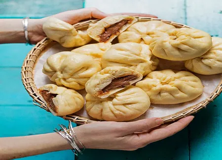 Bao chocolat et noisettes
