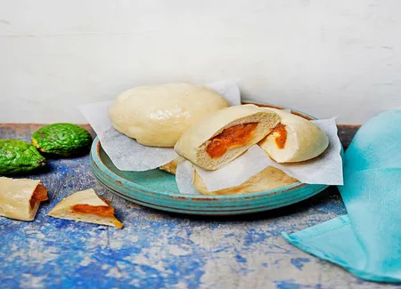 Bao farcis à la compote de pommes et combawa