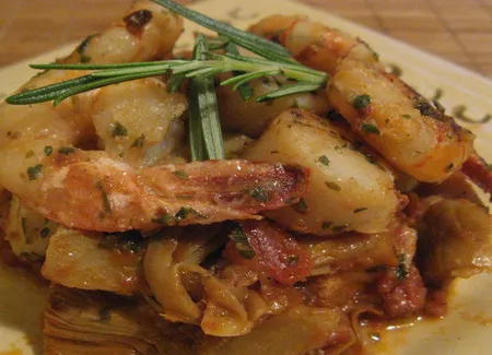 Barigoule d'artichauts aux saveurs de la mer