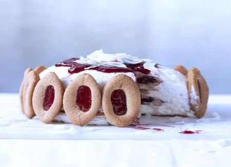 Barquettes framboise, chantilly coco