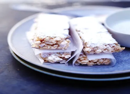 Barres au riz soufflé et marshmallows