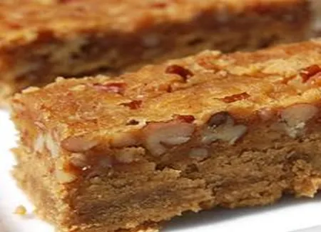 Barres aux noix de pécan et au caramel