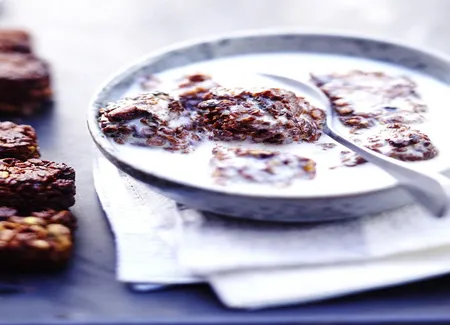 Barres muesli, avoine et chocolat
