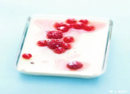 Bavarois aux fruits rouges
