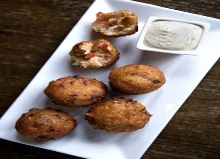 Beignets de cabillaud et dip mayonnaise citron vert