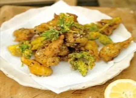 Beignets de chou-fleur au cari