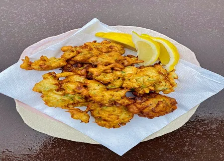 Beignets de courgettes et haricots verts