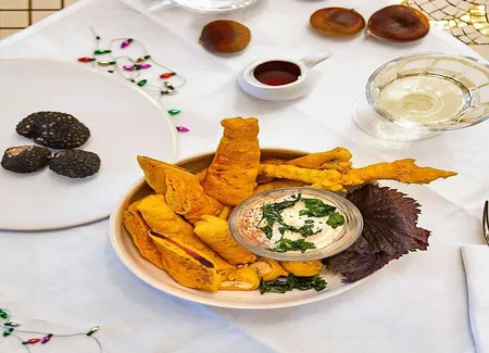 Beignets de racines d'hiver à la truffe