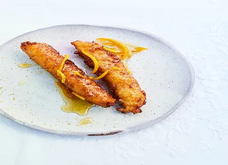 Beignets de riz au miel
