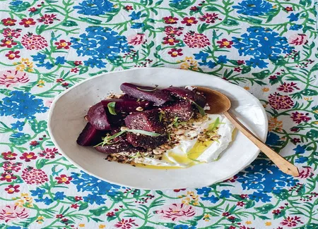 Betteraves rôties et dukkah aux noisettes