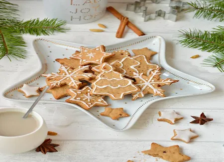 Biscuits chaï de noël vegan