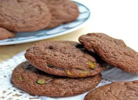 Biscuits chocolat et pistaches