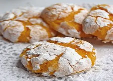 Biscuits craquelés au citron et noix de coco