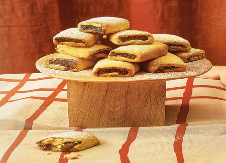 Biscuits roulés aux figues