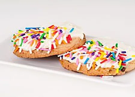 Biscuits sablés multicolores