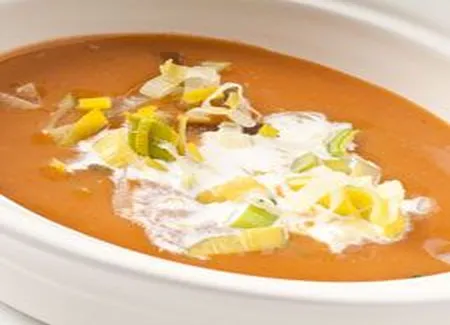 Bisque crémeuse aux poireaux