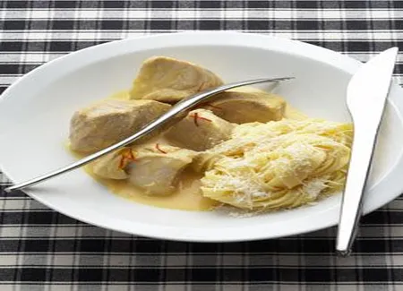 Blanquette de veau safranée