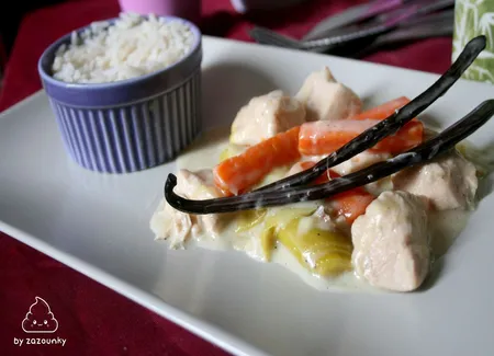 Blanquette de volaille à la vanille