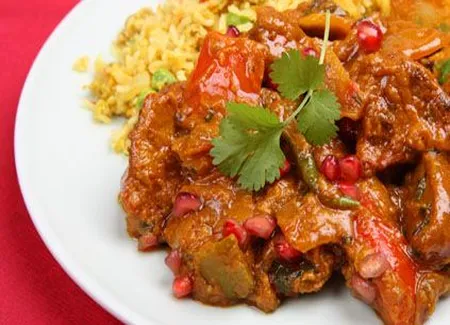 Boeuf au curry en papillote