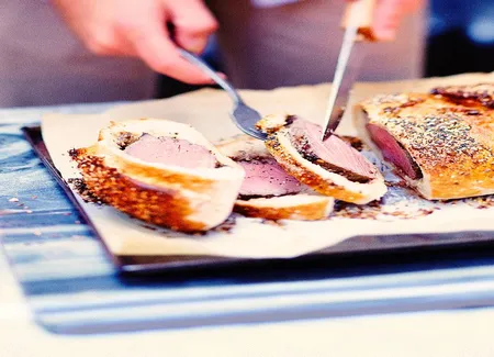 Boeuf en croûte de pain