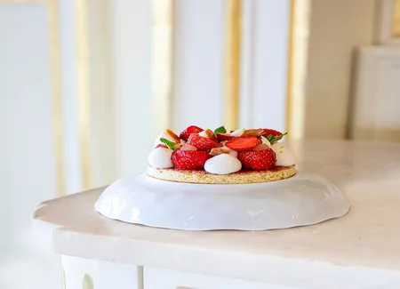 Boudoirs aux fraises et chantilly