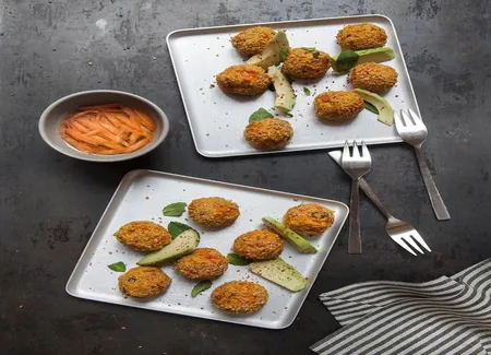 Boulettes carottes-feta-menthe
