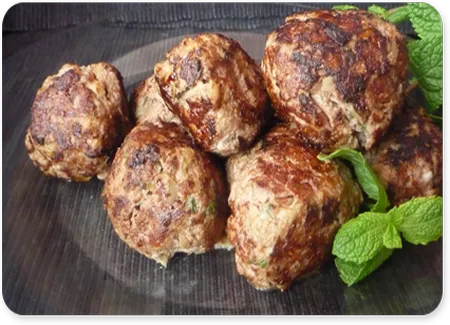 Boulettes de viande à la menthe
