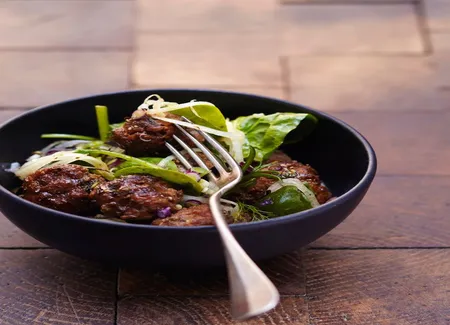 Boulettes en salade