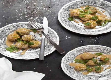 Boulettes gingembre-noix de coco