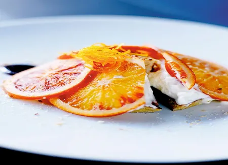 Bourriols à l'orange tendre et échaudé