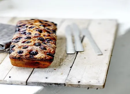 Bread cake banane et myrtille